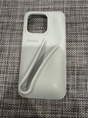 Rhode Soft Touch grey iPhone Case - Protective Silicone Cover